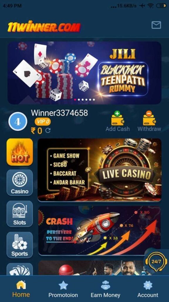 WINNWR APK GAME  DOWNLOAD AND GET BONUS RS.500