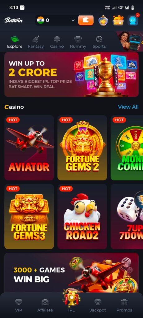 betwin cricket Fantasy app